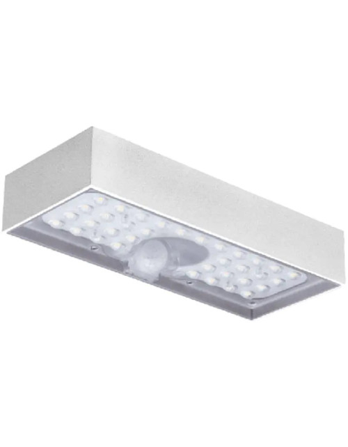 Century Domino Solar-LED-Wandleuchte 6 W 4000 K 800 Lumen Weiß DOMBI-061240