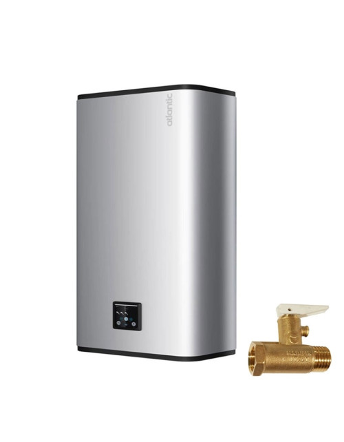 Chauffe-eau électrique Atlantic Vertigo Steatite 50 litres 40 WIFI Argent 831181