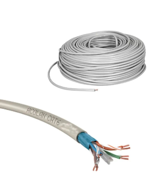 Câble réseau Acome CAT6 F/UTP LSZH CPR DCA M5007A-T500