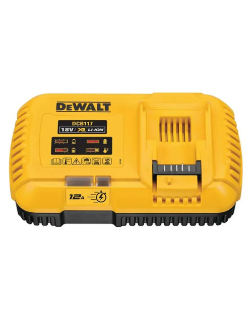 Cargador de batería Dewalt Ultra Rapid XR 12A 18V DCB117-QW