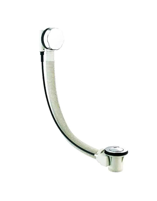 Siphon for Cgs bathtub with overflow in polypropylene 45-55 cm 104.01