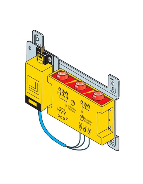 Abb Spannungspräsenzgerät für IS2/AM2-Schränke aus EV1147-Stahl