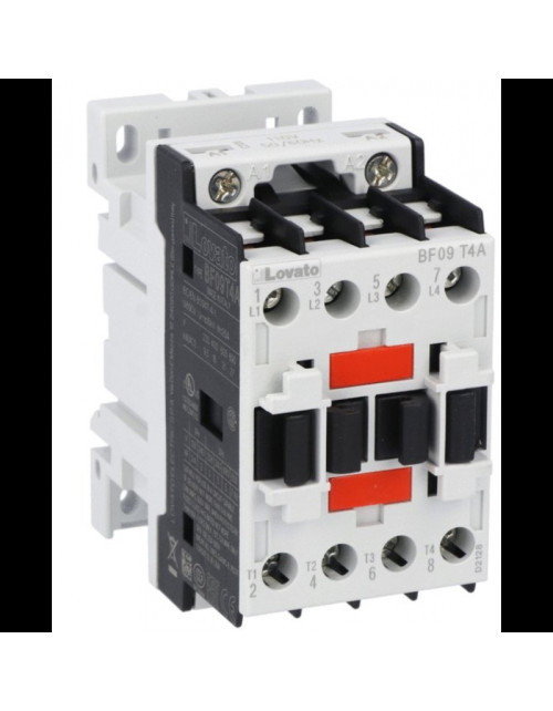 Contactor tetrapolar Lovato bobina 25A en AC 230VAC BF09T4A230