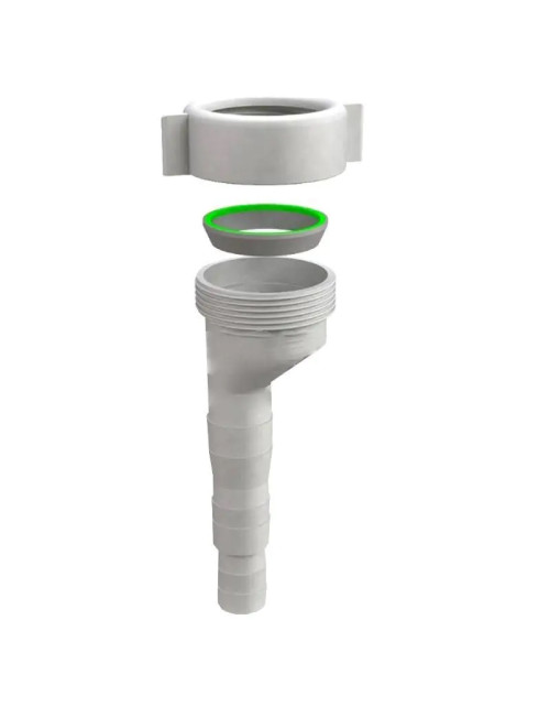 Connection fitting for Bonomini condensate pipe with gasket 1 1/4 7886PP32B0