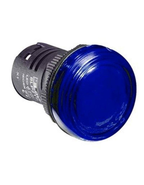 Indicatore LOVATO led 220V luce fissa serie 8LM 22mm blu 8LP2TILM6P