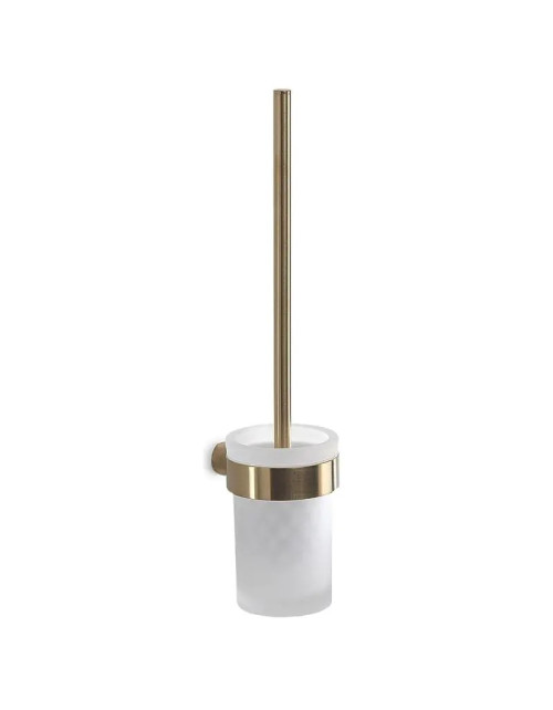 Escobillero de pared Gedy Pirenei vidrio oro mate PI33-88