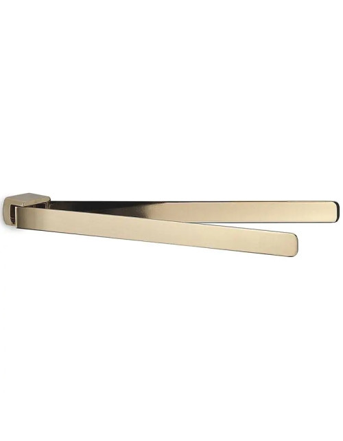 Toallero de baño de pared Gedy Pirenei oro brillo PI23-87