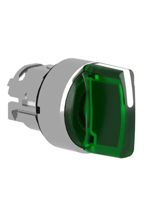 Cabezal Telemecanique para selector de luz LED Verde ZB4BK1533