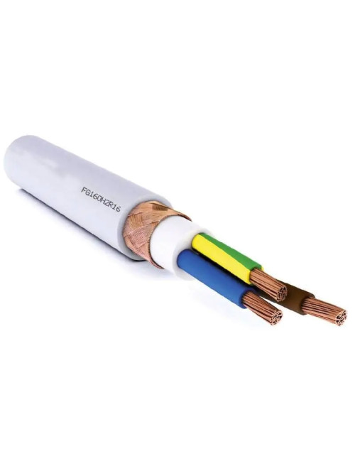 Cable multipolar apantallado FG16OH2R16 3G 1,5 mm2 0,6/1kV G/V