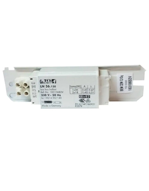 Balastro TCI para lámparas fluorescentes 32W 230V 183106B2V