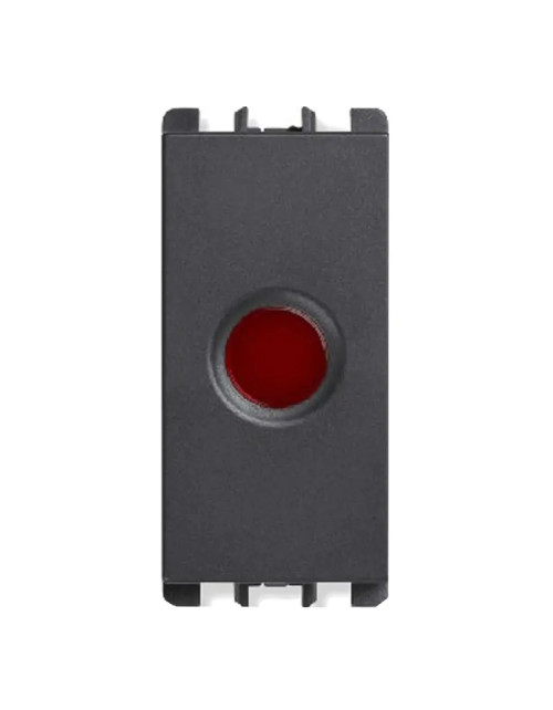 Difusor rojo para LEDs Urmet Simon Nea 1 módulo antracita 10282