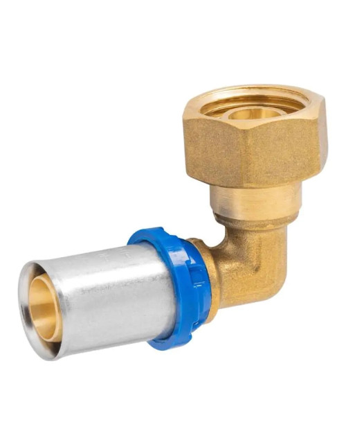 Ape elbow fitting with swivel 1/2 x 16 mm brass ARL7253100