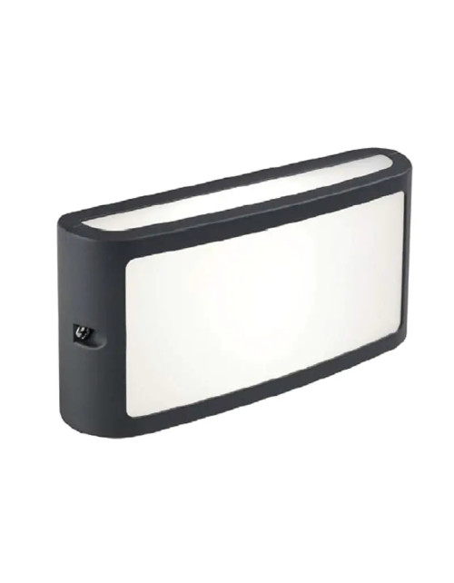 Applique da esterno Sovil SCREEN con LED 10W 4000K Grigio 99500/16