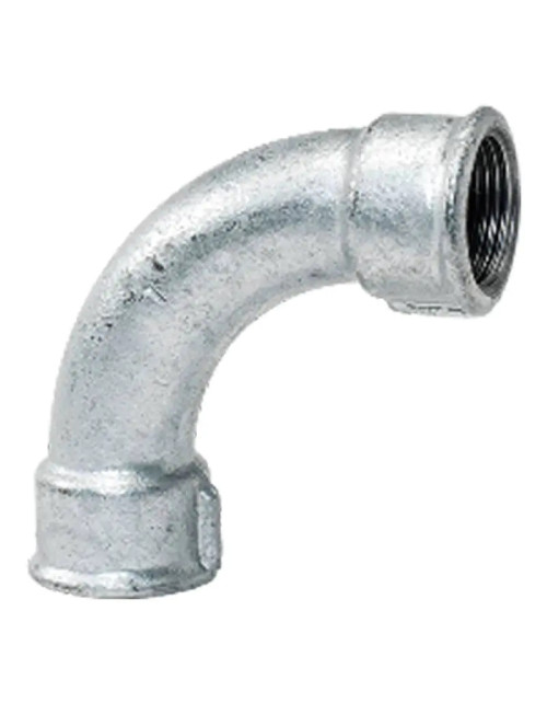 90 degree bend for cast iron pipes Gebo Female/Female 1 inch 2-6G