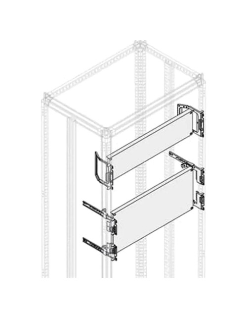 Plaque de montage aveugle Abb pour panneaux 800x400 en acier PPMB4080