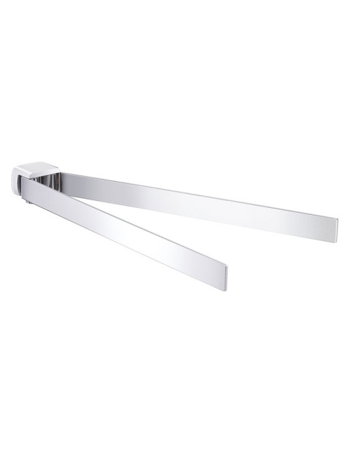 Toallero de baño de pared cromado Gedy Pirenei PI23-13