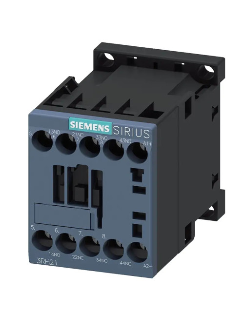 Contactor relé Siemens AUX 4NA 230VAC 10A para S00 3RH21401AP00