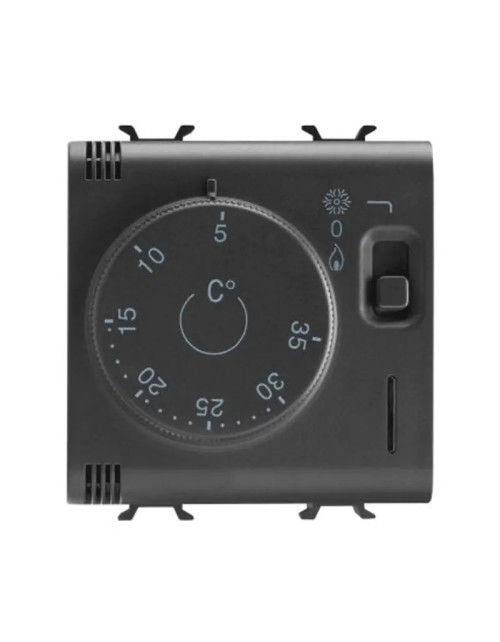 Gewiss Chorus Black GW12705 Thermostat