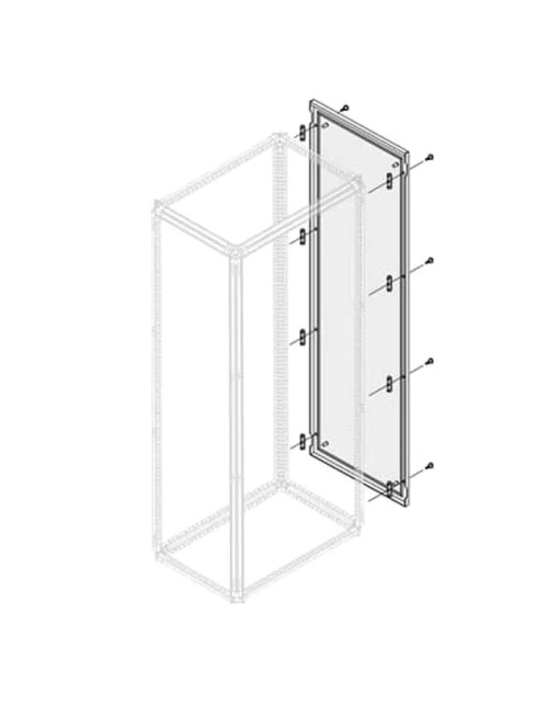 Abb Stahlzugstangen für Paneele, 6 Stück, 45 x 75 mm, PTRA0075