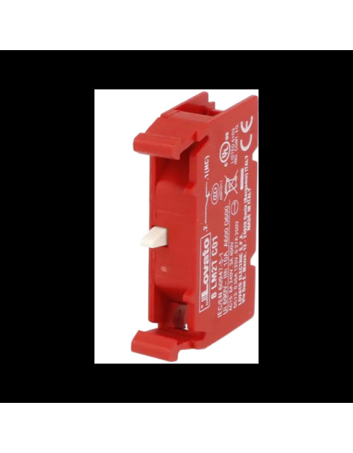 Lovato NC contact series 8LM 22mm red 8LM2TC01