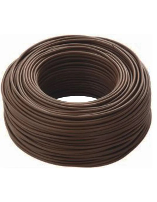 Single-core cable FS17 CPR 50mm2 1 meter brown FS17X50MA