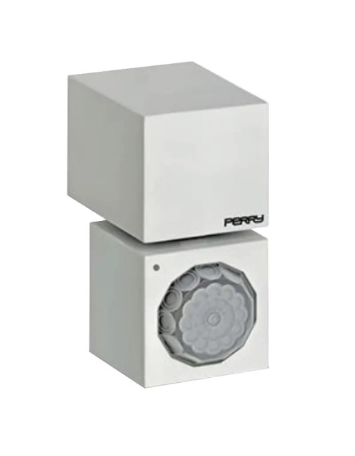 Rilevatore Perry da parete infrarossi CUBE IP54 colore bianco 1SPSP003B