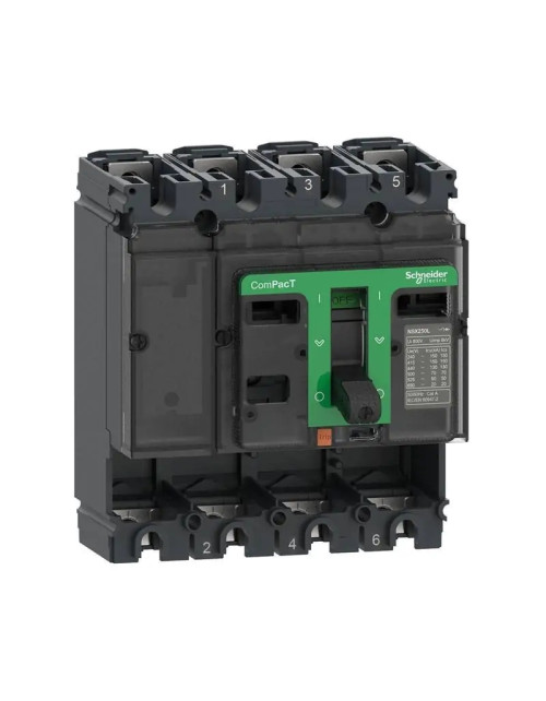 Schneider circuit breaker without trip unit ComPacT NSX160N 50kA 4P C16N4