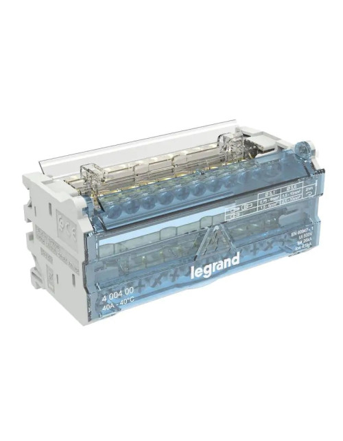 Legrand 2P 40A 230Vac bipolarer modularer Verteiler 6 Module 400400