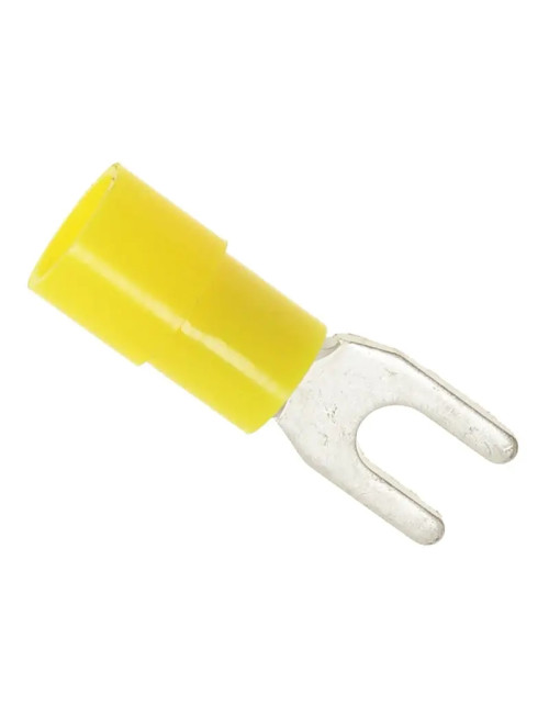 Cembre pre-insulated fork terminal 6mm2 Diameter 8mm Yellow GF-U8