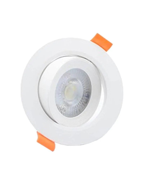 Foco empotrable LED redondo Duralamp 7W 3000K IP20 VA03L130T