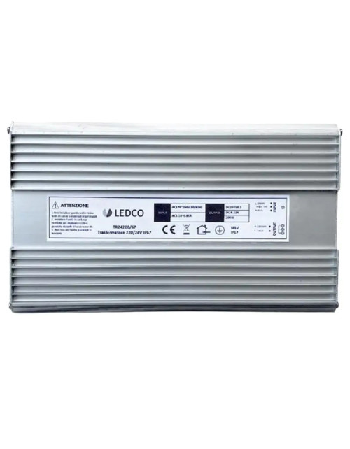 Fuente de alimentación para LED Ledco 200W 24V IP67 TR24200/67