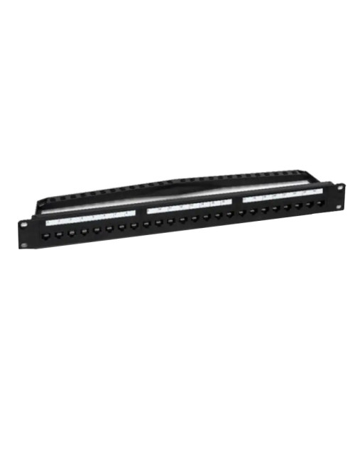 Artikel stapelbares Patchpanel 24 RJ45-Buchsen Kat.6 UTP 60112