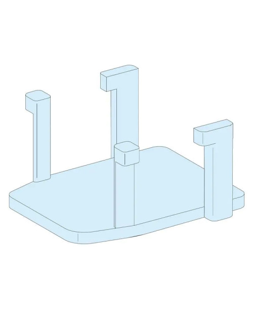 Supports de volet Schneider pour jeu de barres Linergy 12 pièces LVS01109