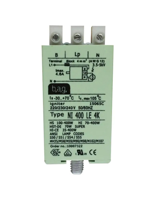 Elektronischer Zünder TCI Power HS/HI 100-400/70-400W 183040EI
