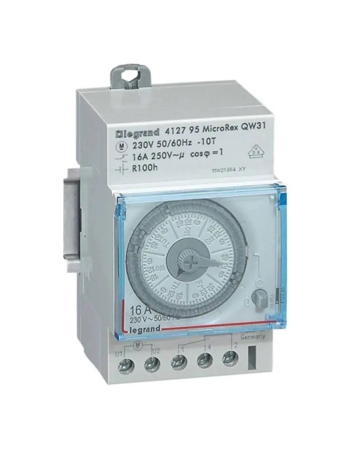 Legrand MicroRex 3 Modules weekly time switch 412795