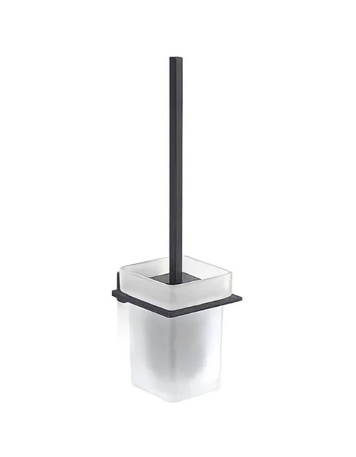 Escobillero de pared Gedy Atena negro mate 4433-03-14