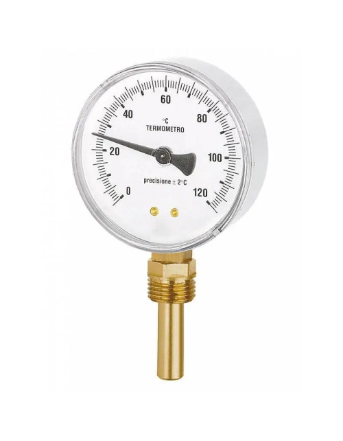 Thermomètre bimétallique Watts pour chauffage raccord radial 1/2 PT8A987002