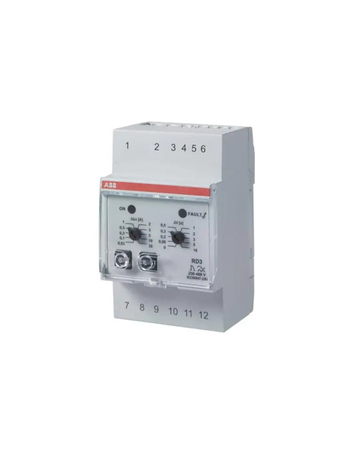 Relais différentiel modulaire électronique Abb RD3 J427348