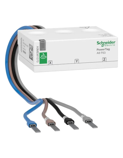 Sensor de monitoreo Schneider POWERTAG F63A 3P+N Montaje A9MEM1570