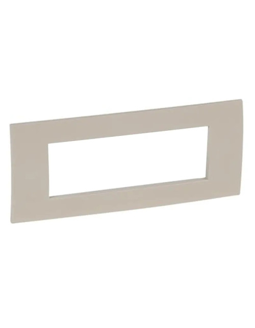 Legrand Vela square ivory plate 6 modules 685802