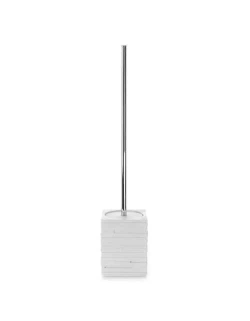 Standing toilet brush holder Gedy Quadrotto white QU33-02