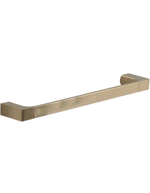 Porta asciugamani bagno a muro Gedy Pirenei 45cm oro matto PI21-45-88