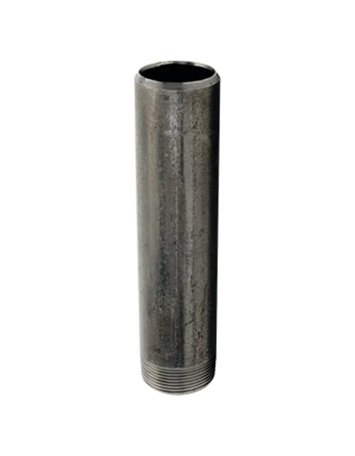 Barril de acero negro roscado Gebo 2 pulgadas x 200 mm 72.200.09S