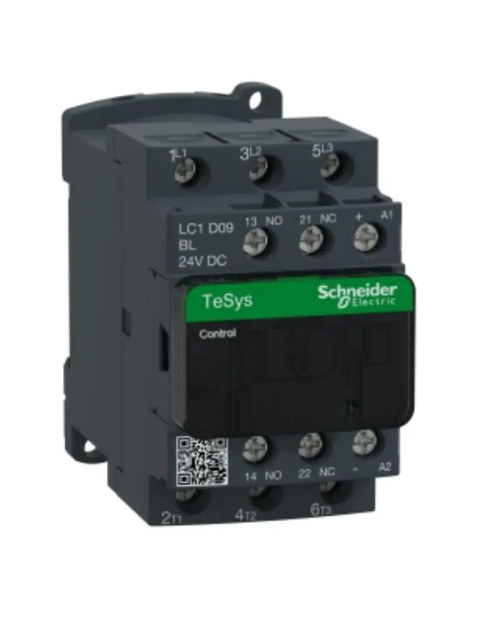 Contactor Telemecanique TeSys D 9A 3P 24VDC LC1D09BL