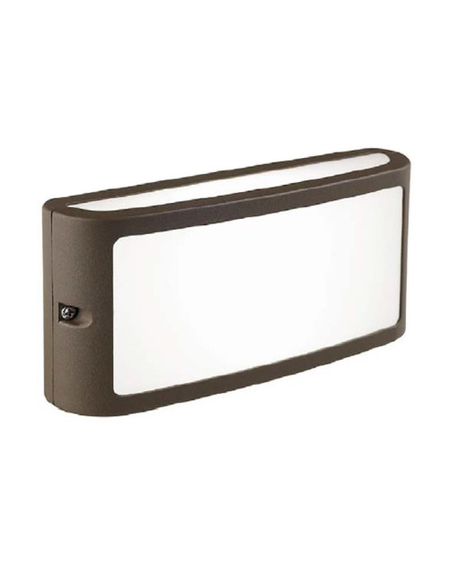 Sovil SCREEN outdoor wall light with LED 10W 3000K Brown 98500/27
