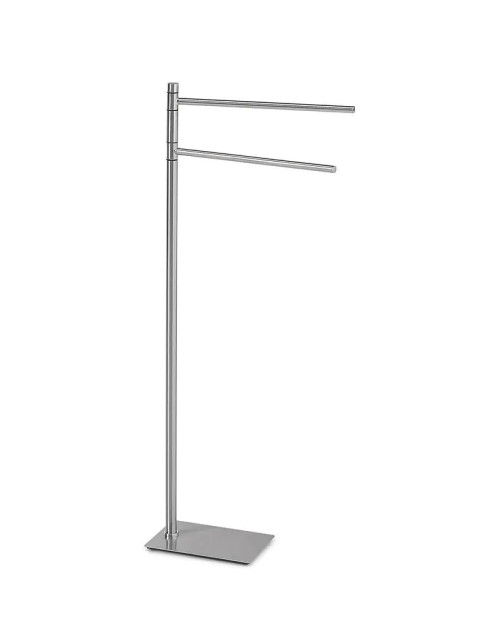 Free standing towel holder Gedy Trilly brushed steel TR31-38