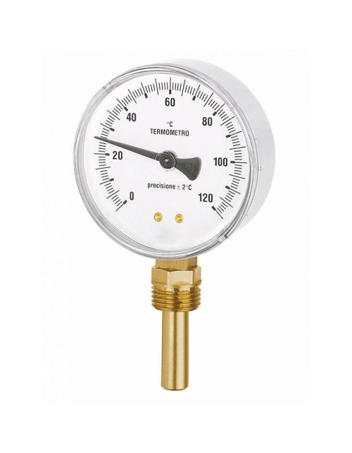 Thermomètre bimétallique Watts pour tige chauffante 100 mm 1/2 PT8B507005