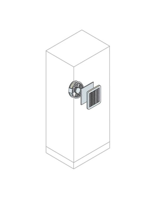 Filtre de ventilation Abb pour armoires IS2 230V 250x250mm EN1250K