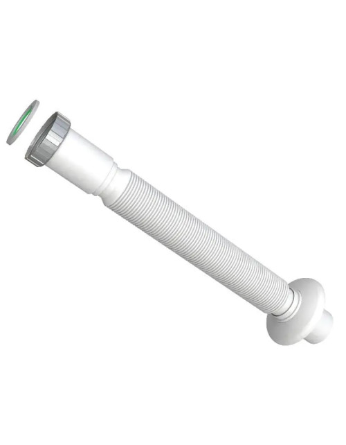 Tubo flessibile e estensibile Bonomini 1 pollice D 32 mm con rosone 9332RM44B0