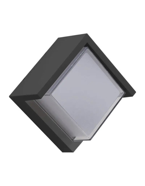 Plafonnier LED Century Pura Cube 10W 4000K Gris PACGR-101640